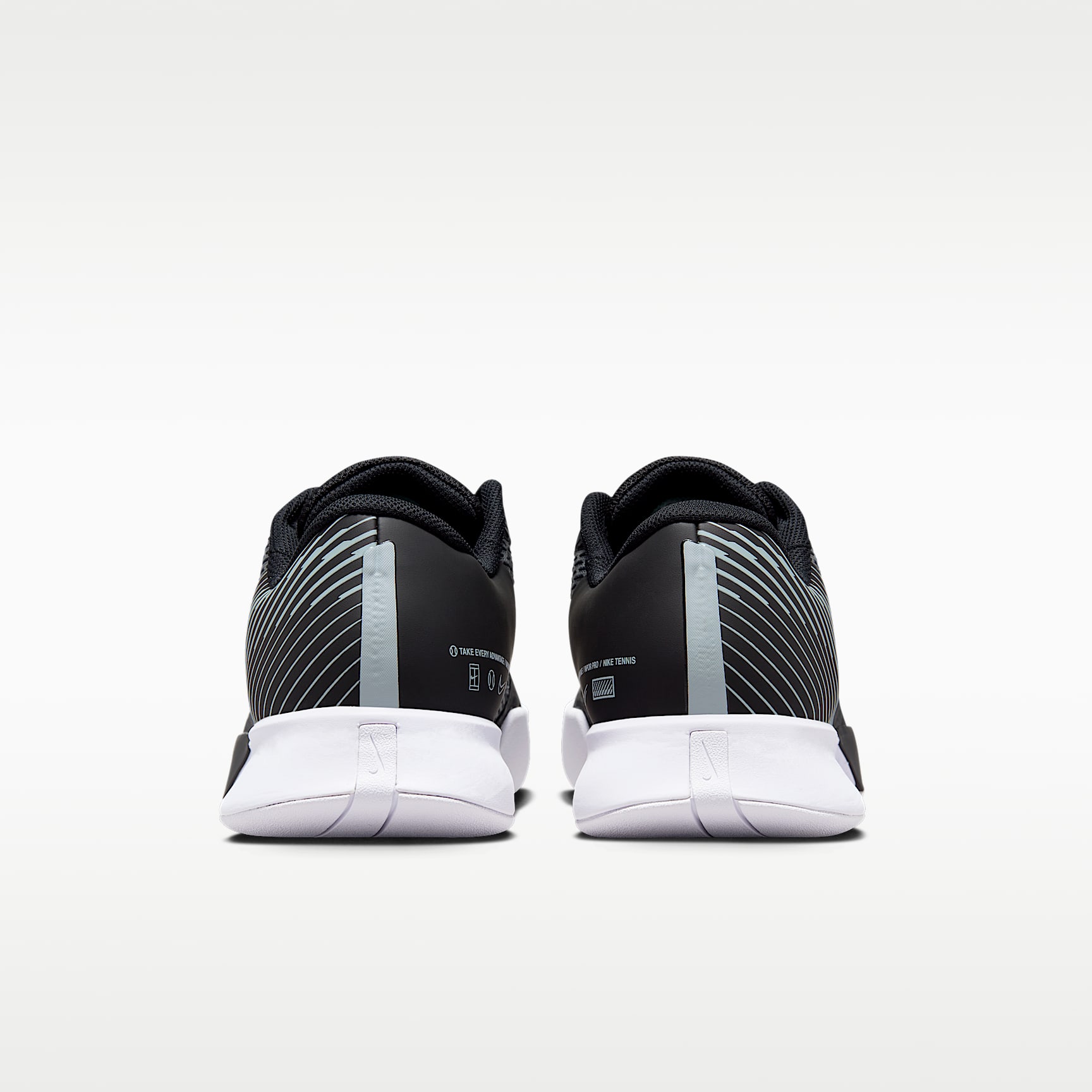 NikeCourt Air Zoom Vapor Pro 2 Herren-Tennisschuh für Teppichplätze – Schwarz/Weiß
