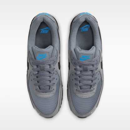 Nike Air Max 90 Herrenschuh – Smoke Grey/Light Photo Blue/Metallic Silver/Schwarz