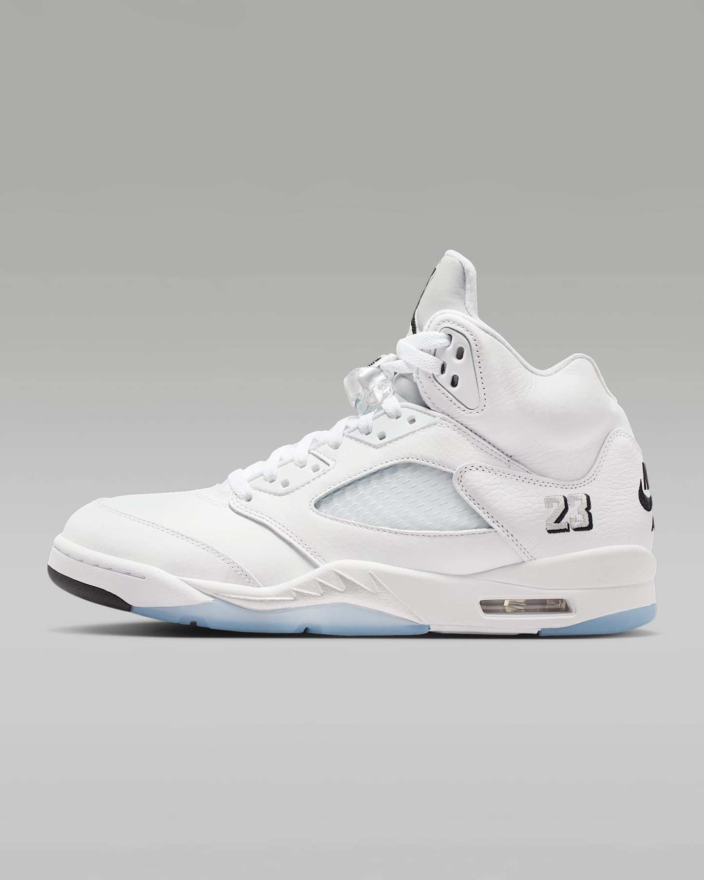 Air Jordan 5 Retro OG "White Metallic" Schuh (Herren) – Weiß/Metallic Silver/Schwarz