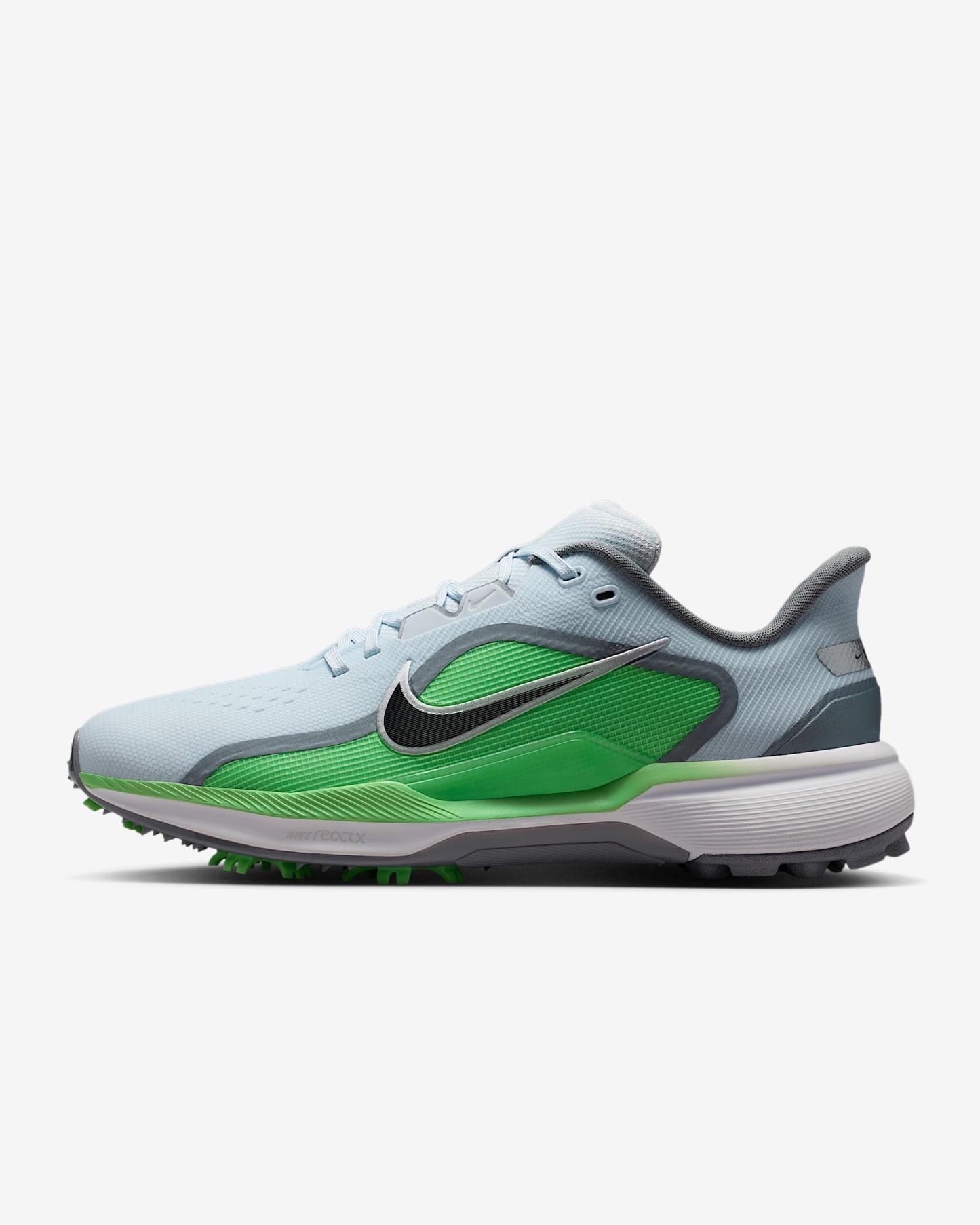 Nike Pegasus 1 G Golfschuh – Football Grey/Illusion Green/Schwarz