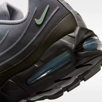 Nike Air Max 95 Big Bubble Tech Schuh (Herren) – Medium Ash/Wolf Grey/Metallic Silver/Steam