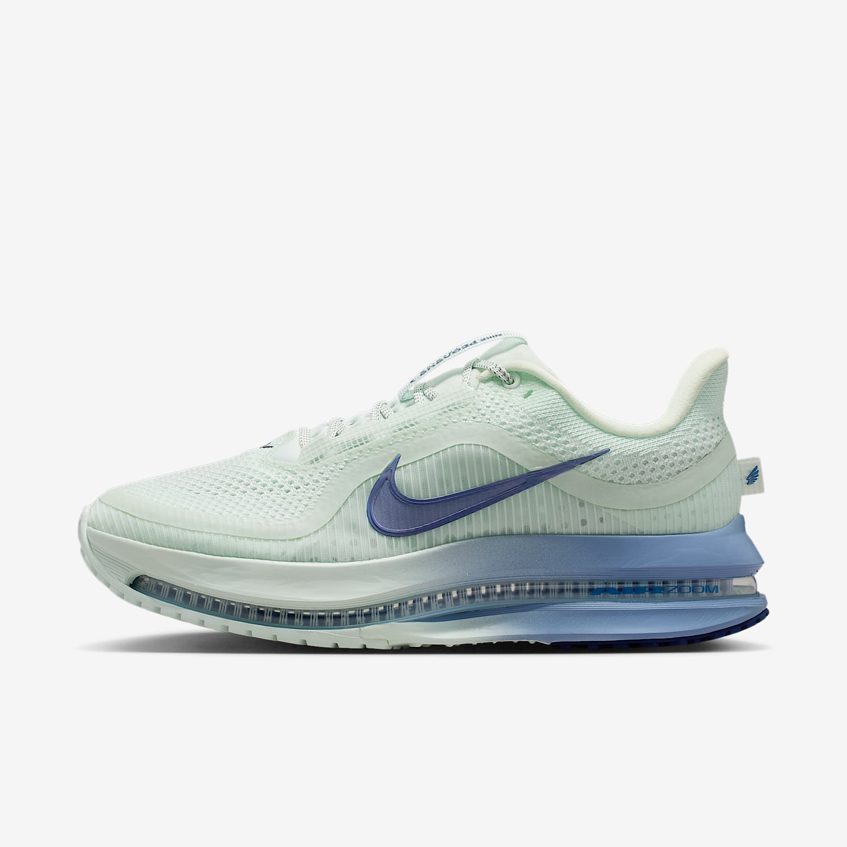 Nike Pegasus Premium Straßenlaufschuh (Damen) – Barely Green/Work Blue/Football Grey/Blue Void