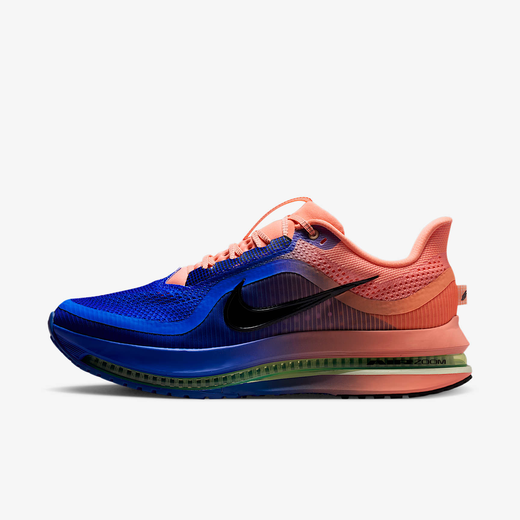 Nike Pegasus Premium Straßenlaufschuh (Herren) – Racer Blue/Atomic Pink/Volt Tint/Schwarz