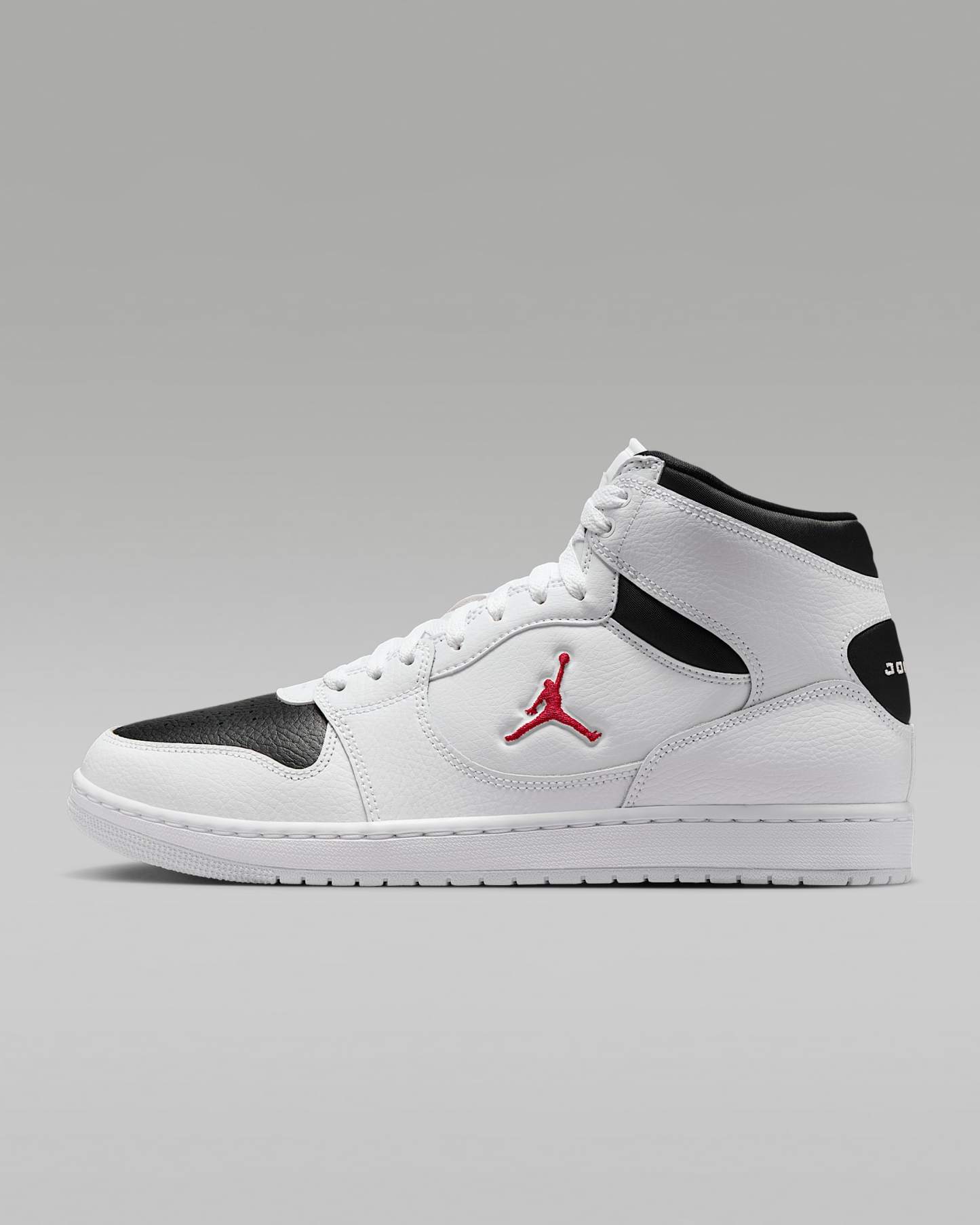 Jordan Court Connect Mid Herrenschuhe – Weiß/Schwarz/Gym Red