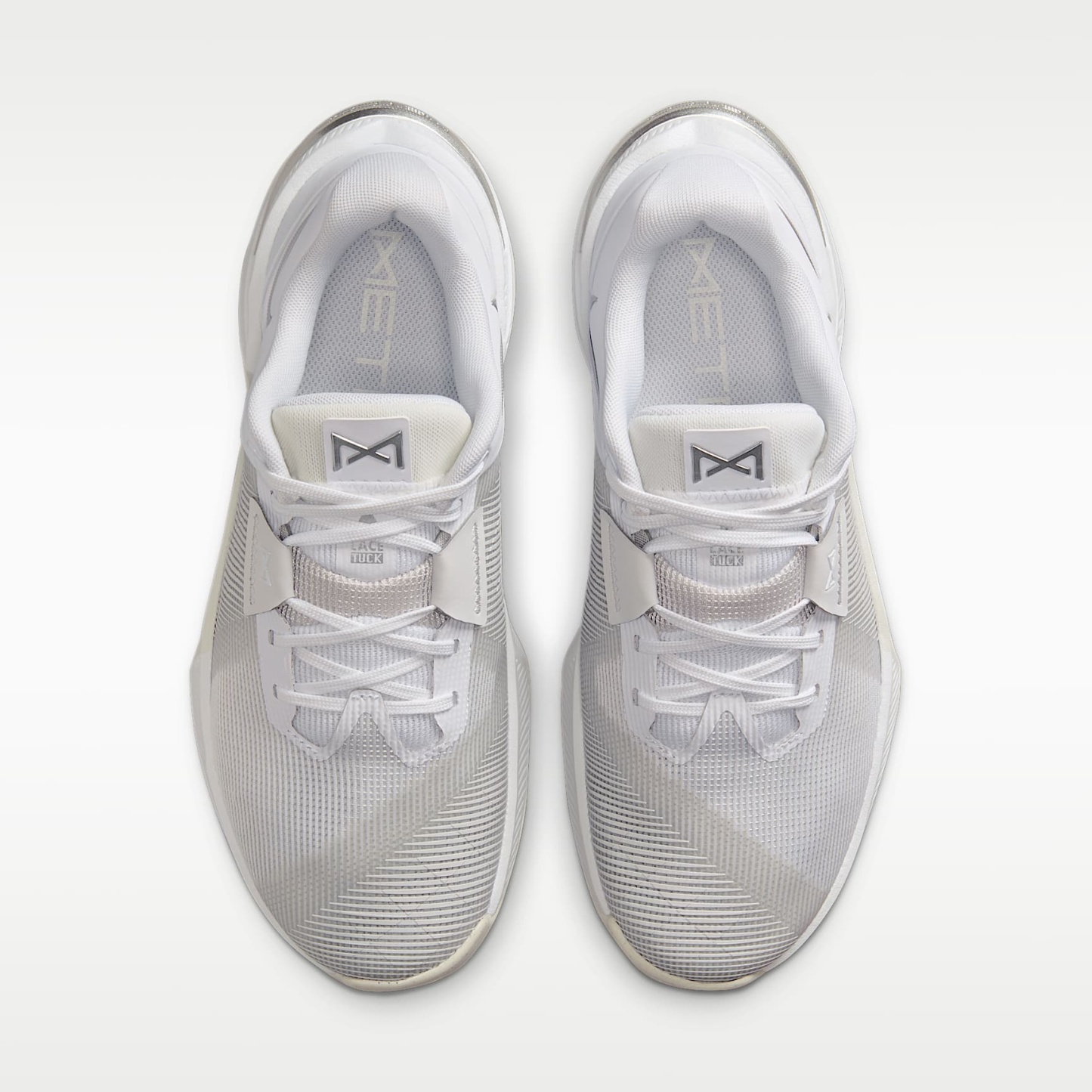 Nike Metcon 10 Trainingsschuh für Damen – Weiß/Platinum Tint/Wolf Grey/Metallic Silver
