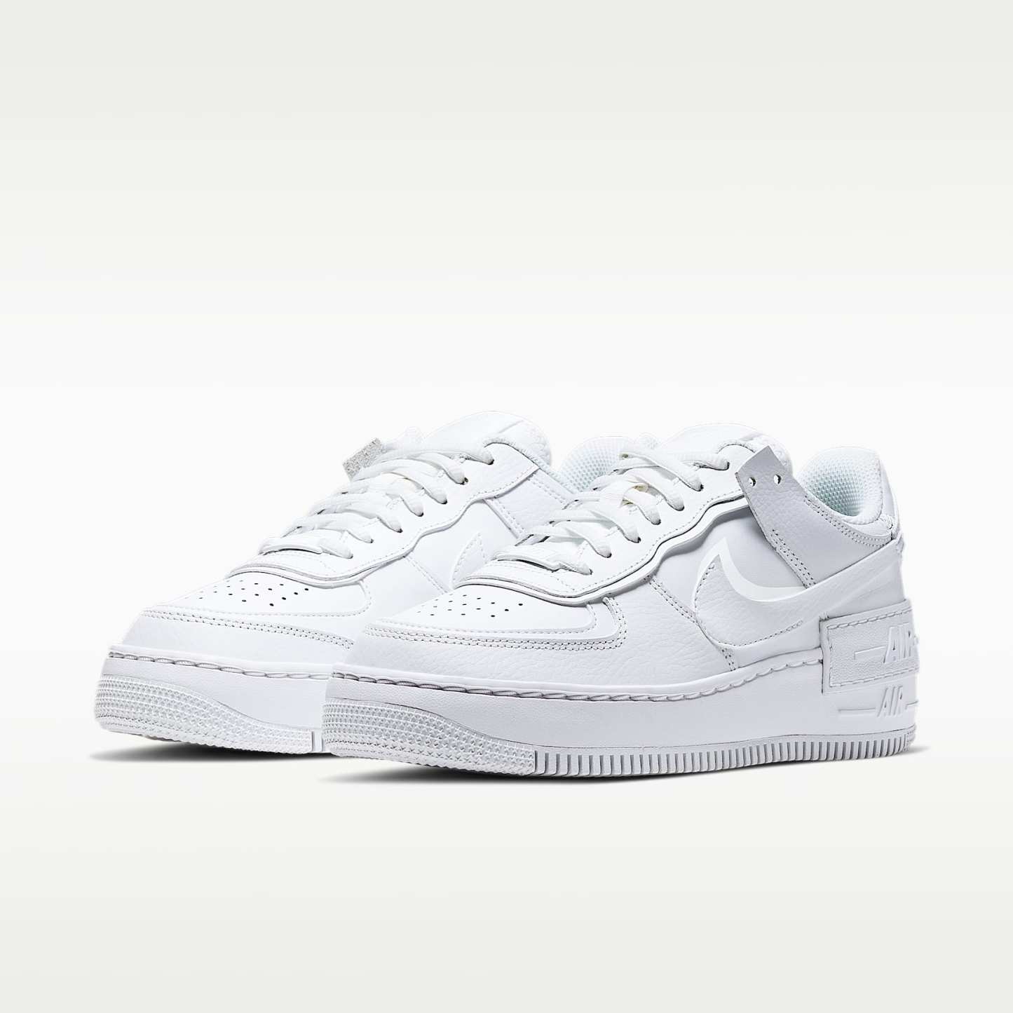 Nike Air Force 1 Shadow Damenschuhe – Weiß/Weiß/Weiß