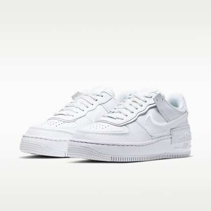 Nike Air Force 1 Shadow Damenschuhe – Weiß/Weiß/Weiß