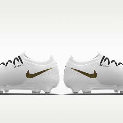 Nike Mercurial Vapor 17 Elite By You personalisierbarer Low-Top-Fußballschuh für Kunstrasen – Weiß/Weiß [3457357132]