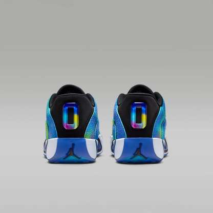 Tatum 4 "Playoffs" Basketballschuh – Red Plum/Hyper Royal/Yellow Strike/Schwarz