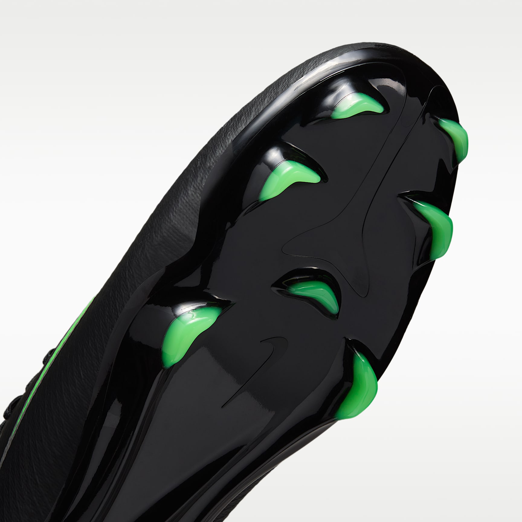 Nike Mercurial Vapor 17 Pro Low-Top-Fußballschuh für normalen Rasen – Schwarz/Schwarz/Illusion Green