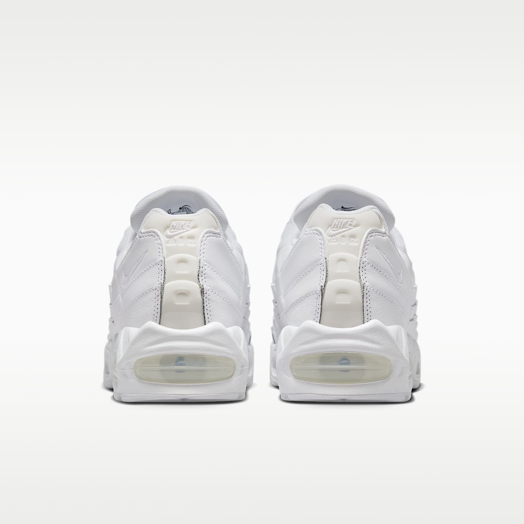 Nike Air Max 95 Big Bubble Schuh (Herren) – Weiß/Weiß/Pure Platinum/Weiß