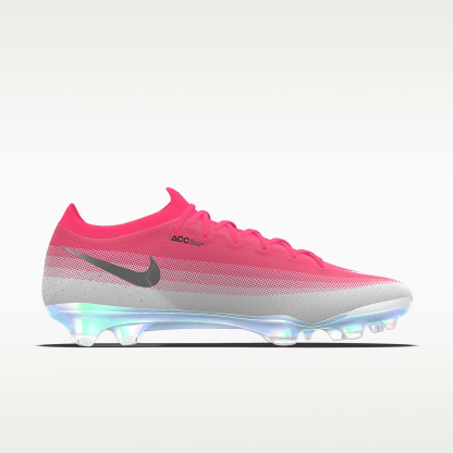 Nike Mercurial Vapor 17 Elite By You personalisierbarer Low-Top-Fußballschuh für normalen Rasen – Bright Crimson/Weiß [4510677869]