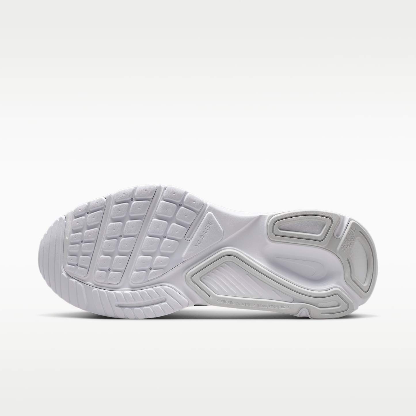 Nike Structure Plus Straßenlaufschuh (Damen) – Weiß/Photon Dust/Metallic Silver