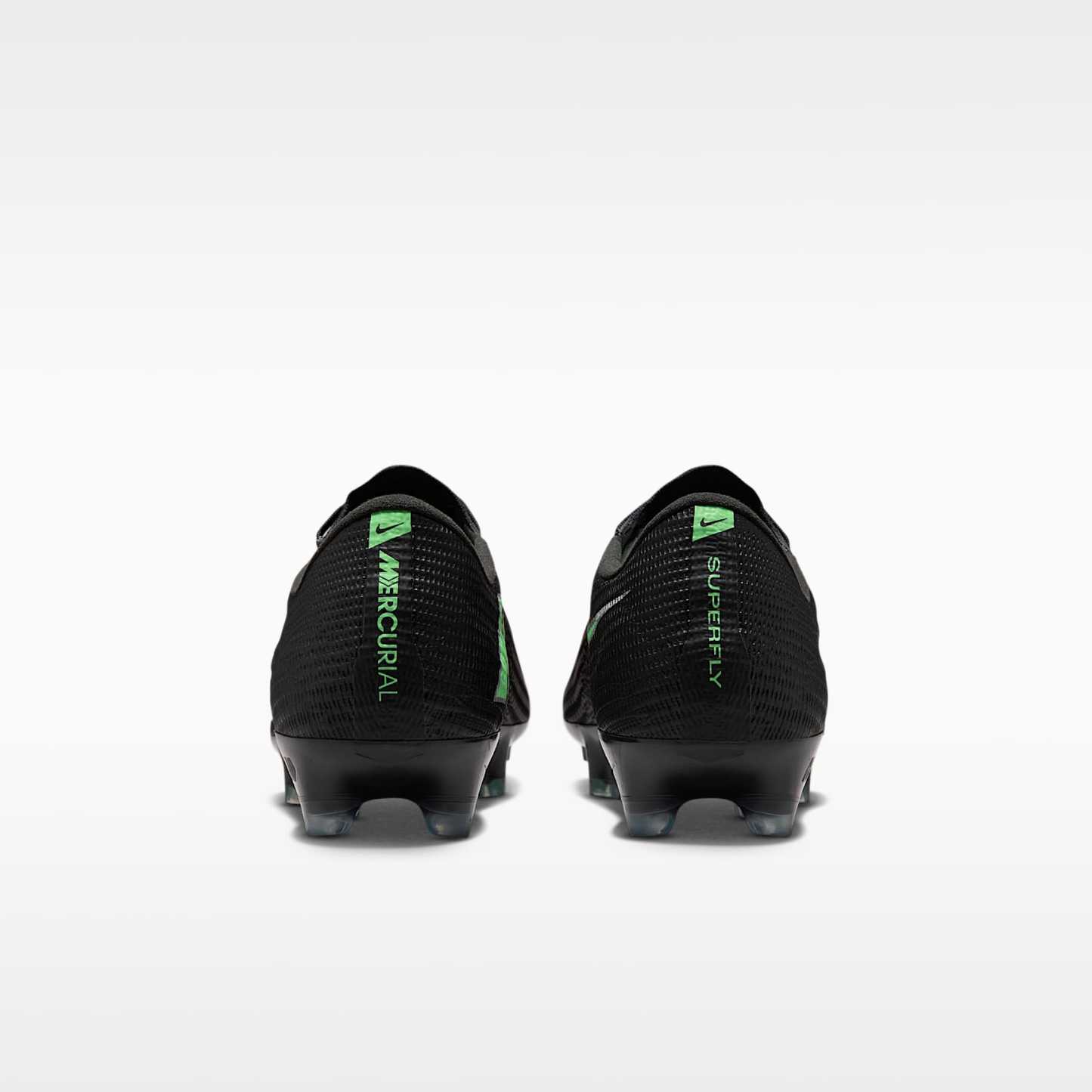 Nike Mercurial Superfly 11 Elite Low-Top-Fußballschuh für normalen Rasen – Schwarz/Schwarz/Illusion Green