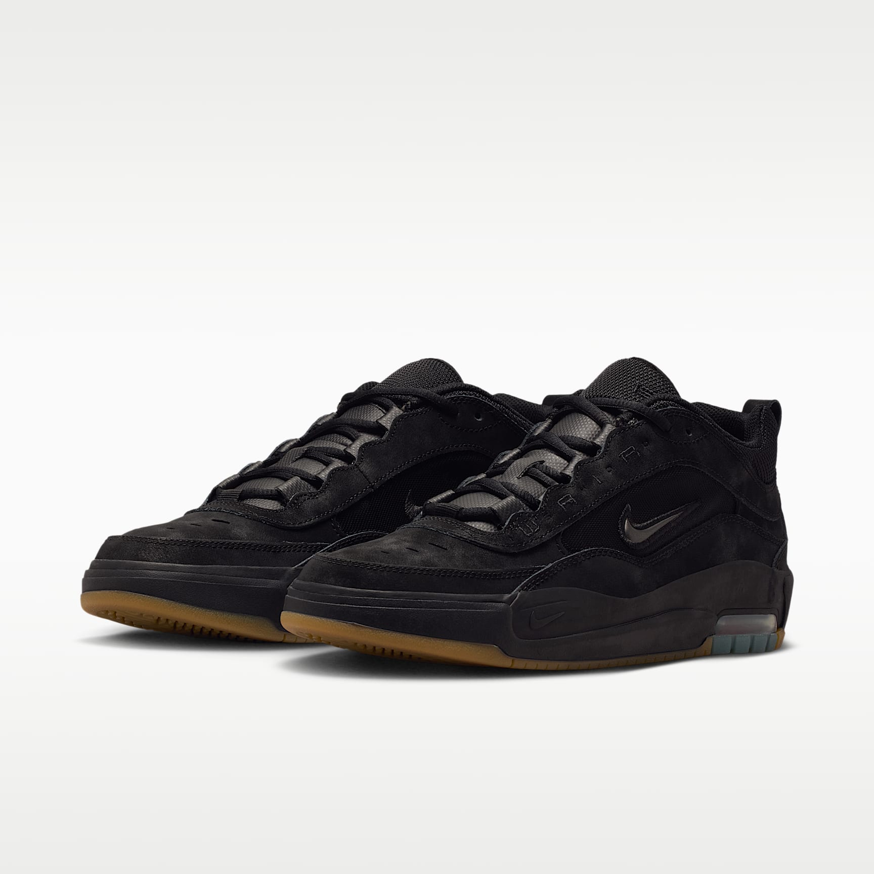 Nike Air Max Ishod Skateboardschuh – Schwarz/Schwarz/Schwarz/Schwarz