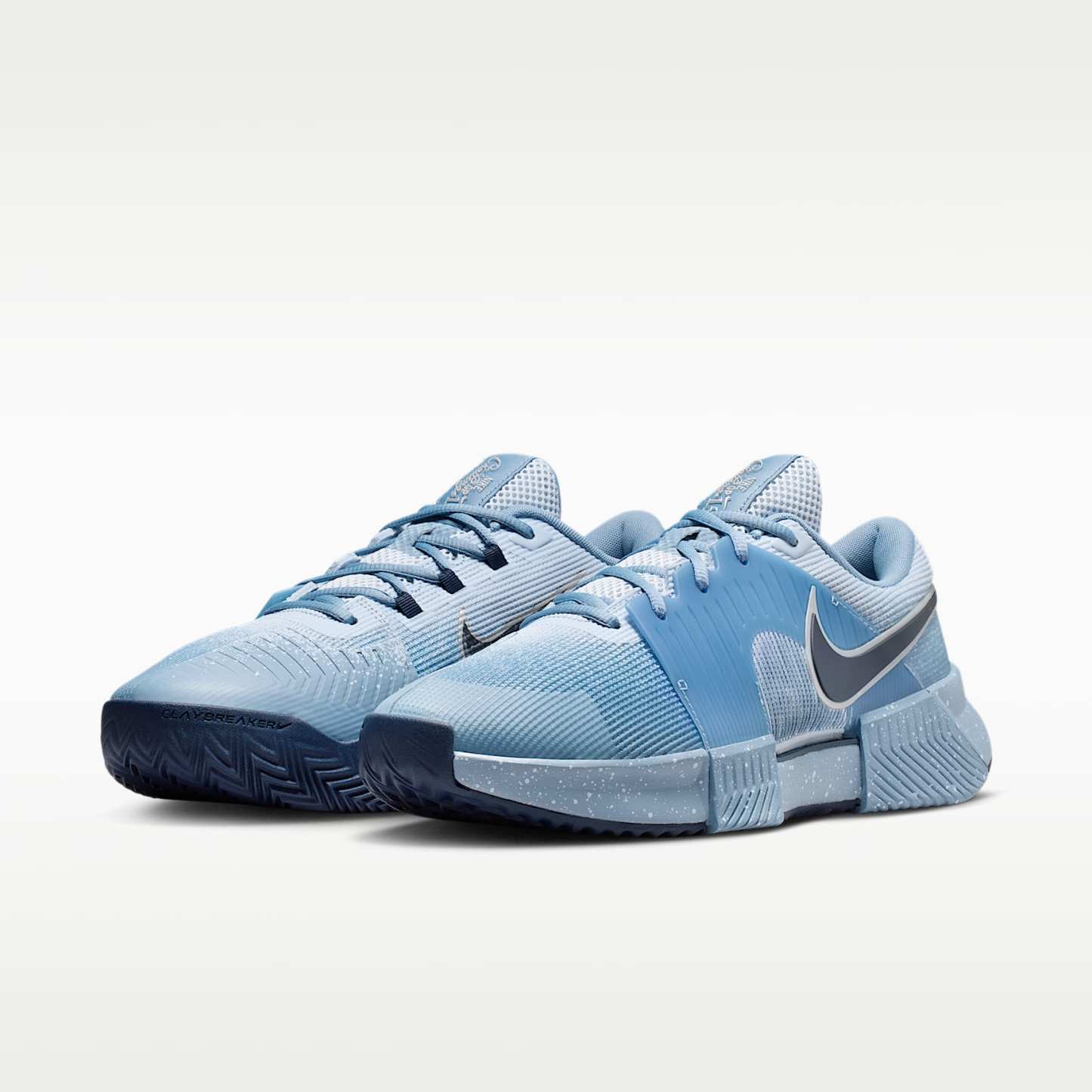 Nike GP Challenge 1.5 PRM Tennisschuhe für den Clay Court (Herren) – Hydrogen Blue/Work Blue/Metallic Silver/Midnight Navy