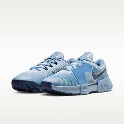 Nike GP Challenge 1.5 PRM Tennisschuhe für den Clay Court (Herren) – Hydrogen Blue/Work Blue/Metallic Silver/Midnight Navy