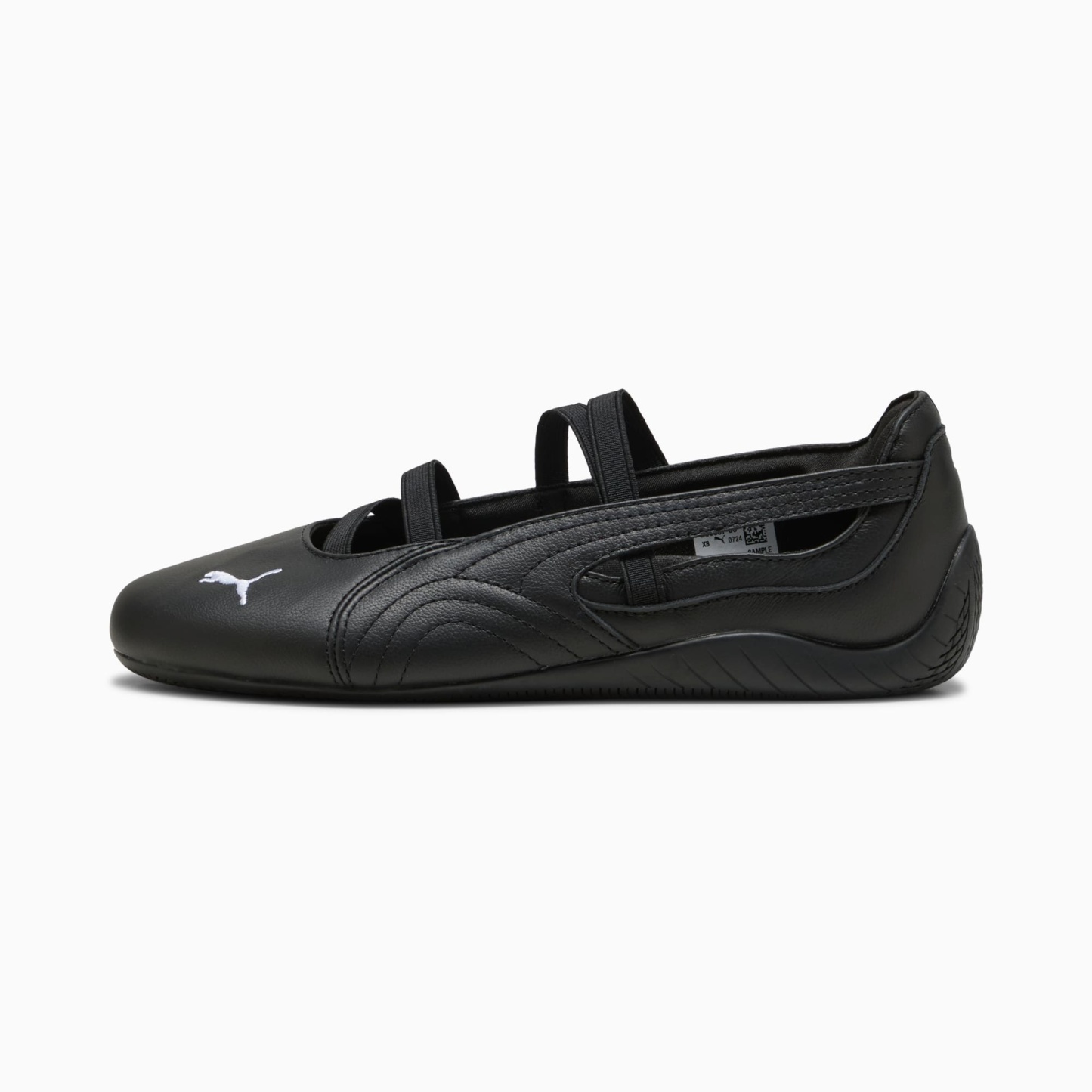 Speedcat Ballet Lederschuhe Damen - PUMA Black-PUMA White