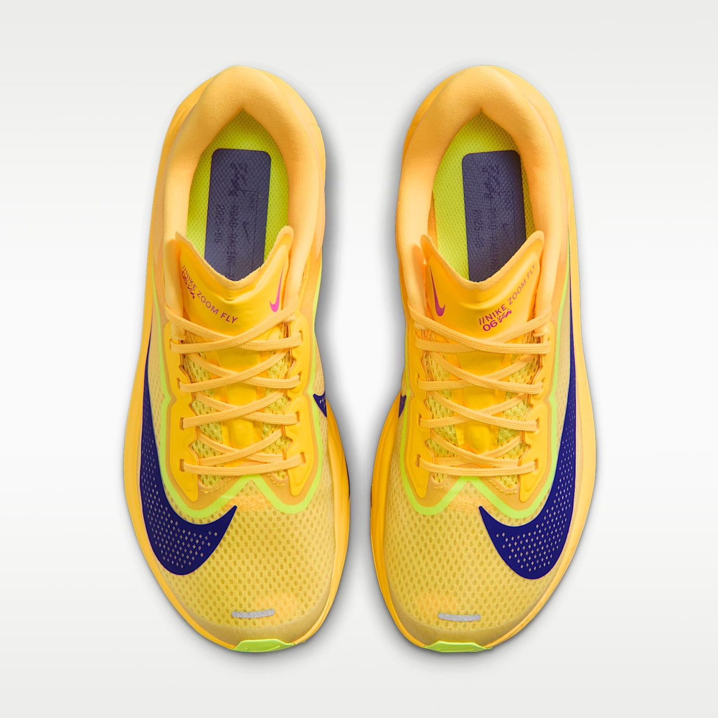 Nike Zoom Fly 6 Straßenlaufschuh für Wettkämpfe (Damen) – Citron Pulse/Volt Ice/Hyper Violet/Indigo Burst