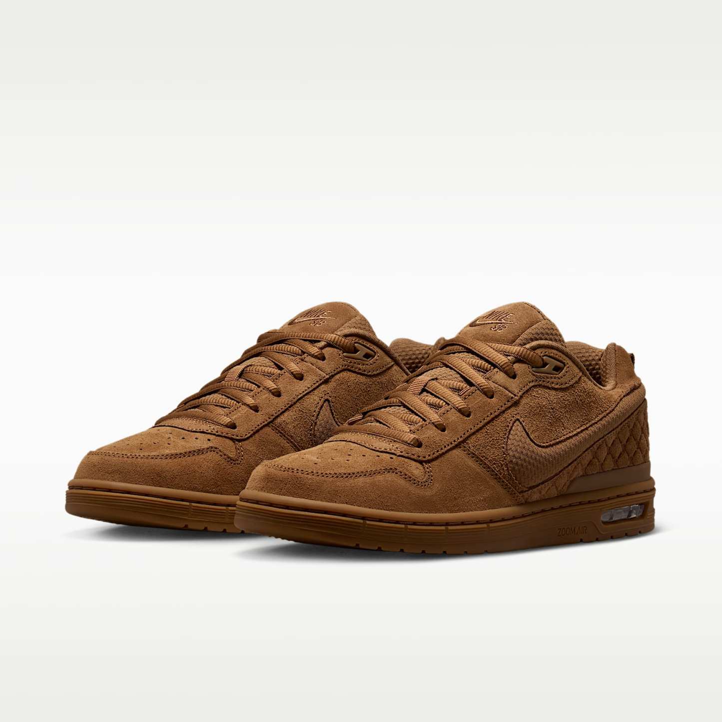 Nike SB Zoom Air Paul Rodriguez Low Skateboardschuh – Light British Tan/University Red/Schwarz/Light British Tan