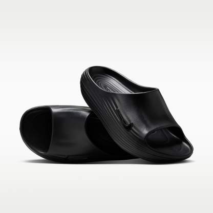Nike ReactX Rejuven8 Slides (Herren) – Schwarz/Schwarz/Schwarz