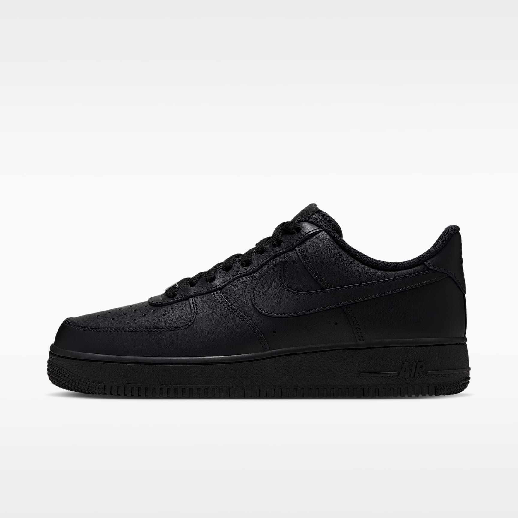 Nike Air Force 1 '07 Herrenschuh – Schwarz/Schwarz