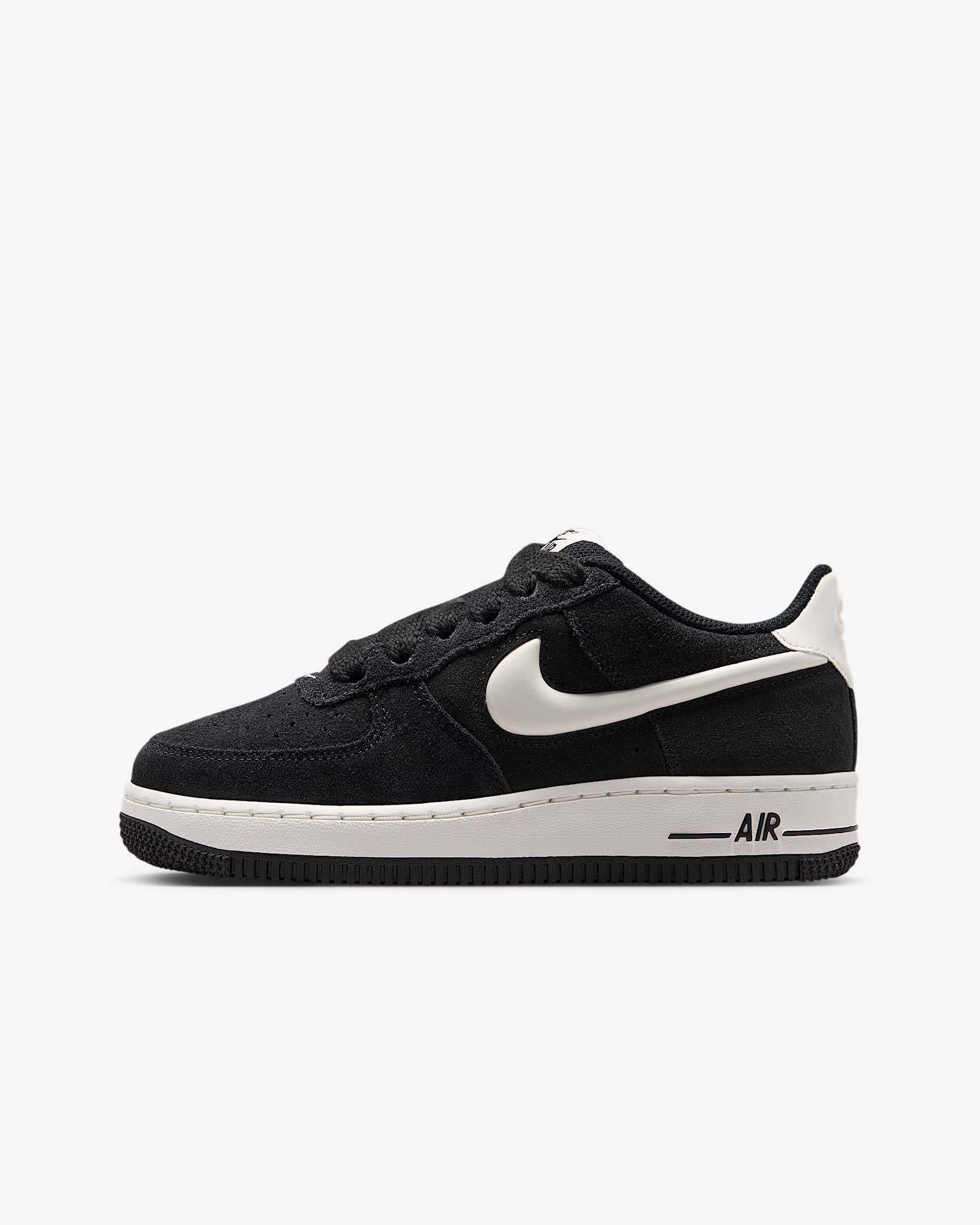 Nike Air Force 1 LV8 Schuh (ältere Kinder) – Schwarz/Sail