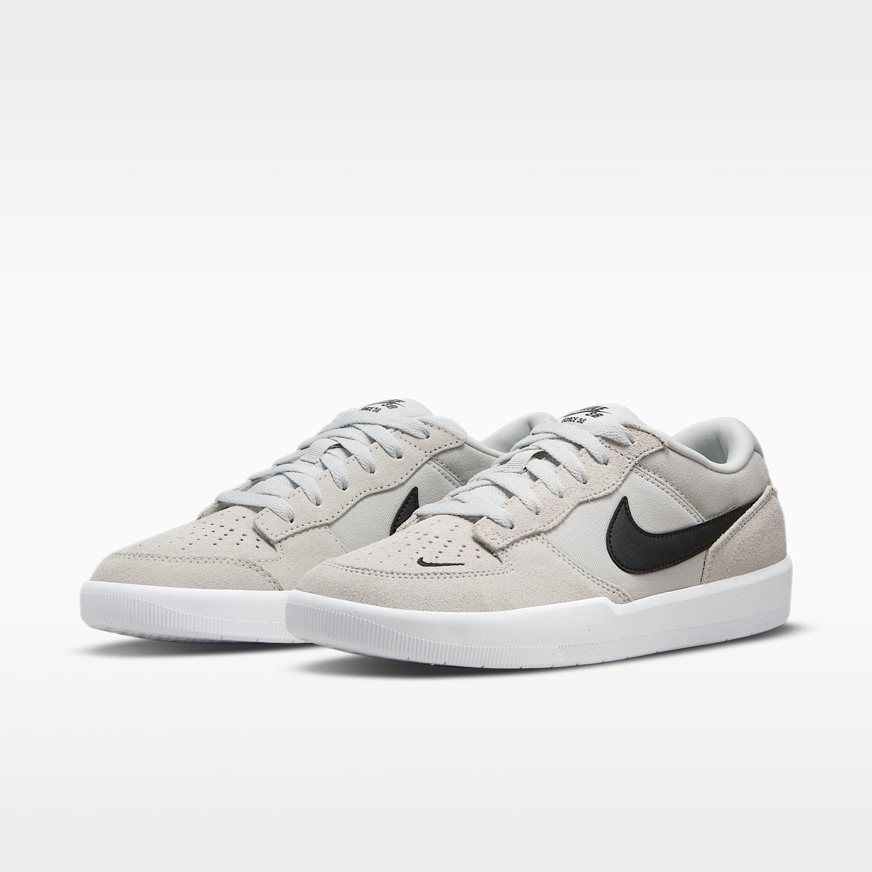 Nike SB Force 58 Skateboardschuh – Photon Dust/Photon Dust/Weiß/Schwarz