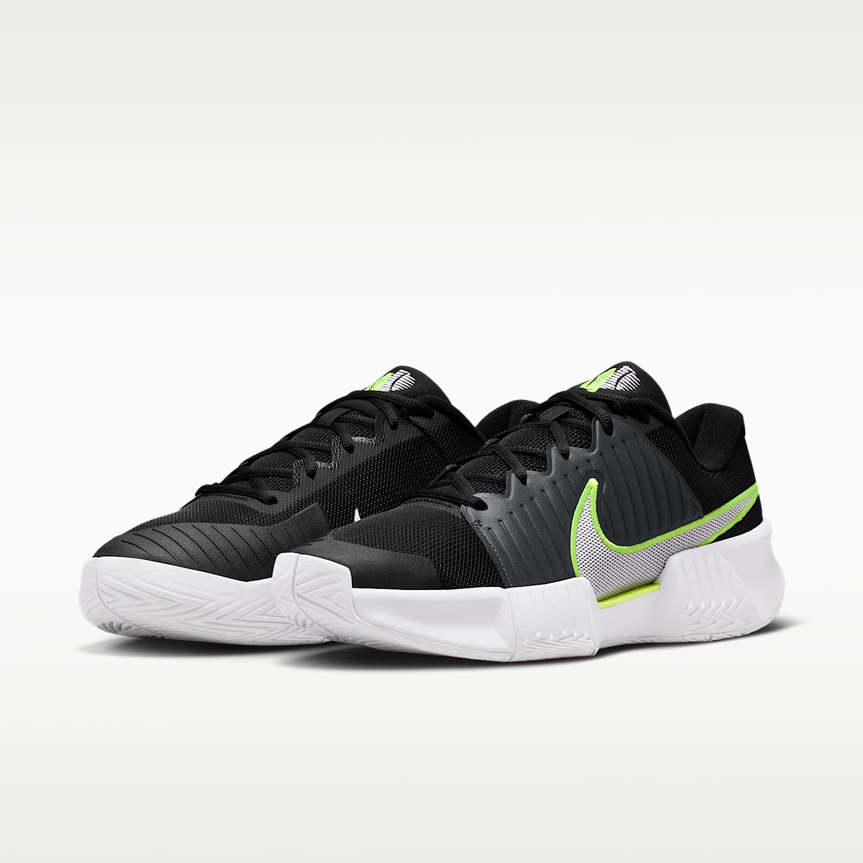 Nike GP Challenge Pro Herren-Tennisschuh für Hartplätze – Schwarz/Anthracite/Volt/Weiß