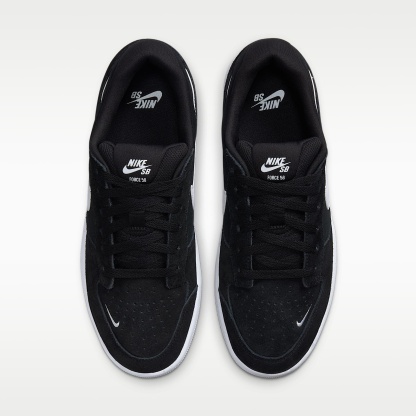 Nike SB Force 58 Skateboardschuh – Schwarz/Schwarz/Weiß