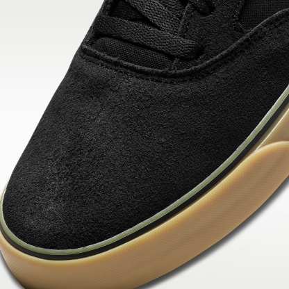 Nike SB Chron 2 Skateboardschuh – Schwarz/Schwarz/Gum Light Brown/Weiß