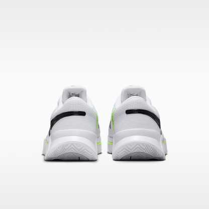 Nike GP Challenge 1.5 Hartplatz-Tennisschuh (Herren) – Weiß/Pure Platinum/Volt/Schwarz
