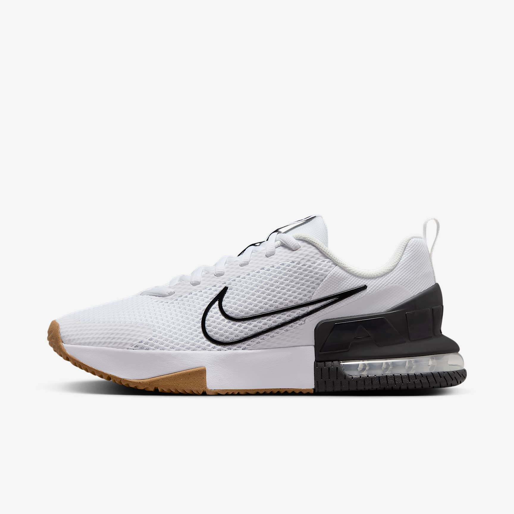 Nike Air Max Alpha Trainer 6 Workout-Schuh (Herren) – Weiß/Schwarz/Gum Medium Brown/Weiß