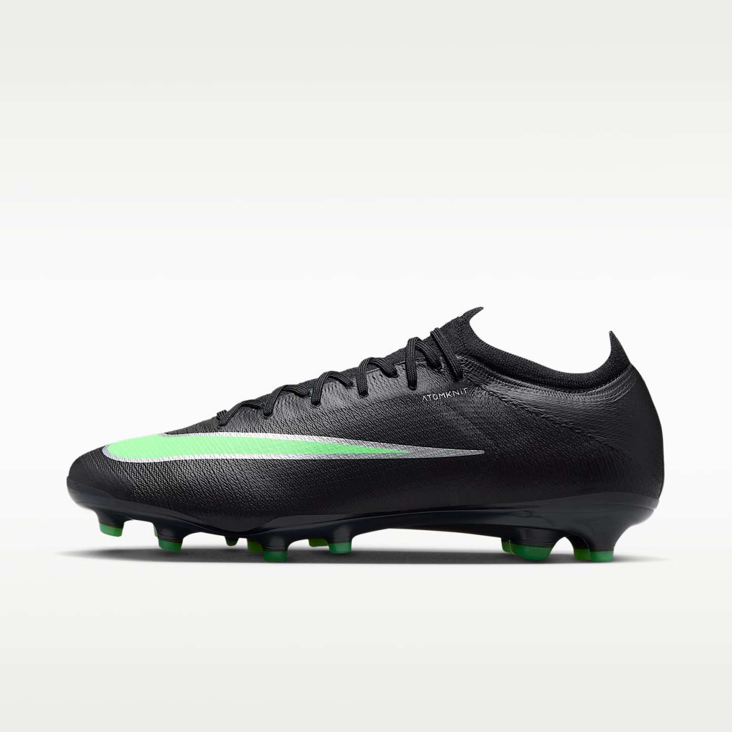 Nike Mercurial Vapor 17 Elite Low-Top-Fußballschuh für Kunstrasen – Schwarz/Schwarz/Illusion Green