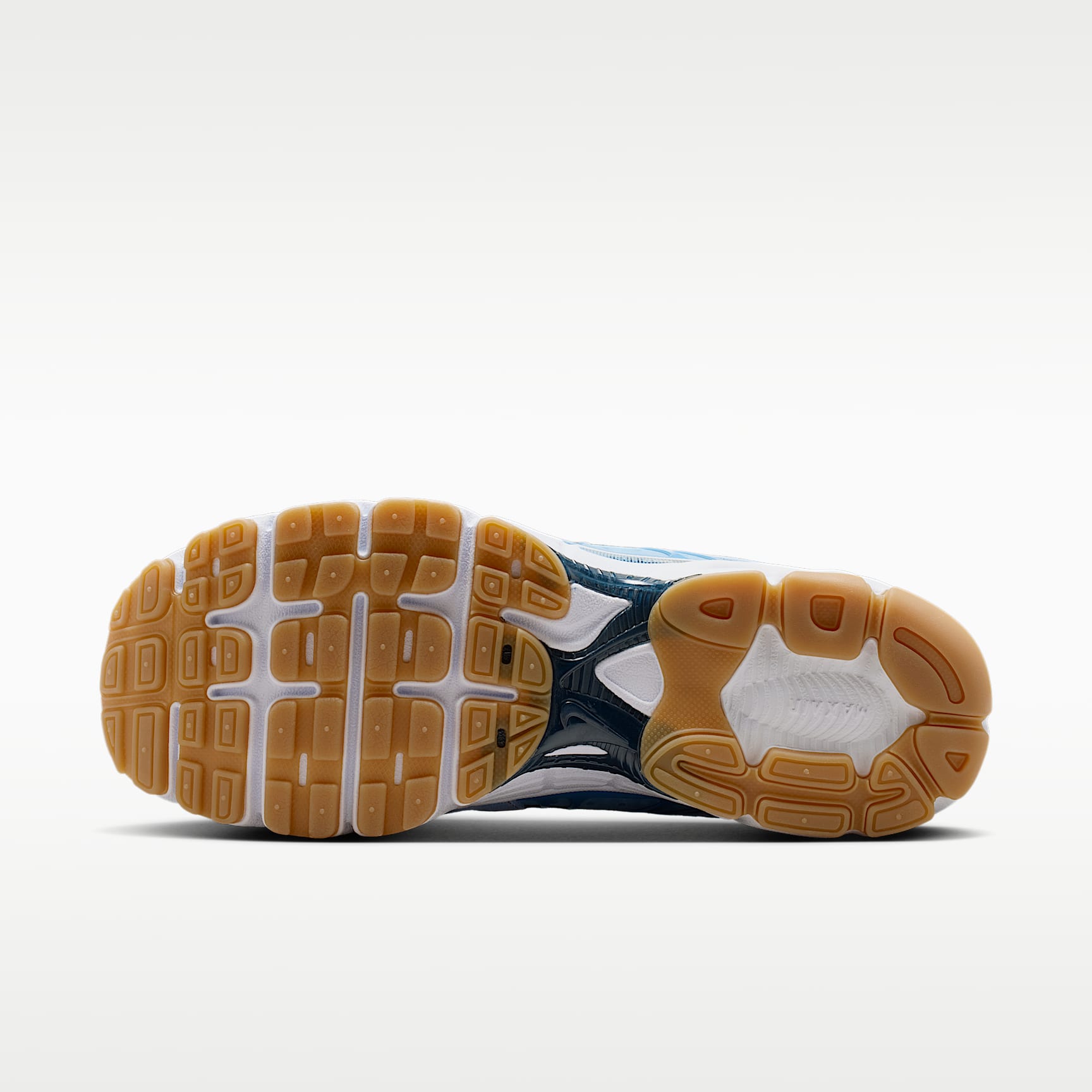 Nike Air Max Moto 2K Schuh (Herren) – Light Armory Blue/Work Blue/Gum Light Brown/Weiß