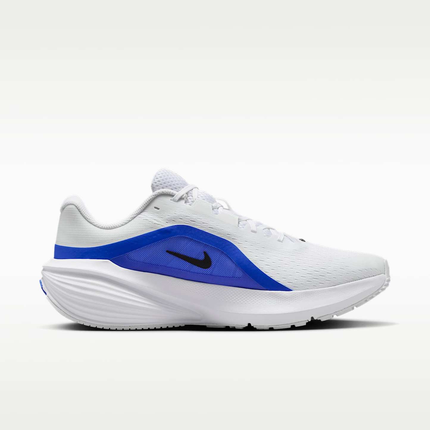 Nike Downshifter 14 Straßenlaufschuh (Herren) – Weiß/Racer Blue/Anthracite/Schwarz