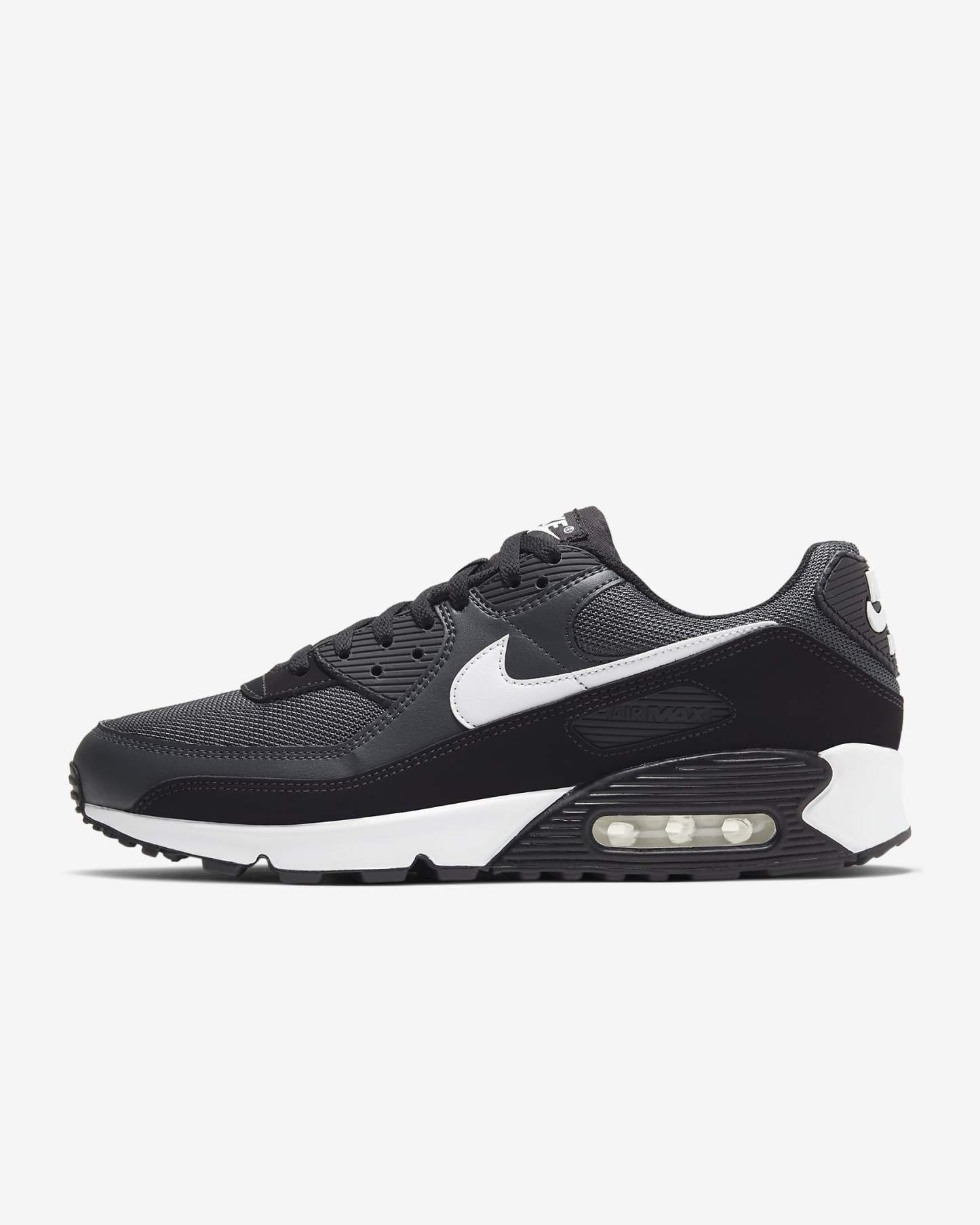 Nike Air Max 90 Herrenschuh – Iron Grey/Dark Smoke Grey/Schwarz/Weiß