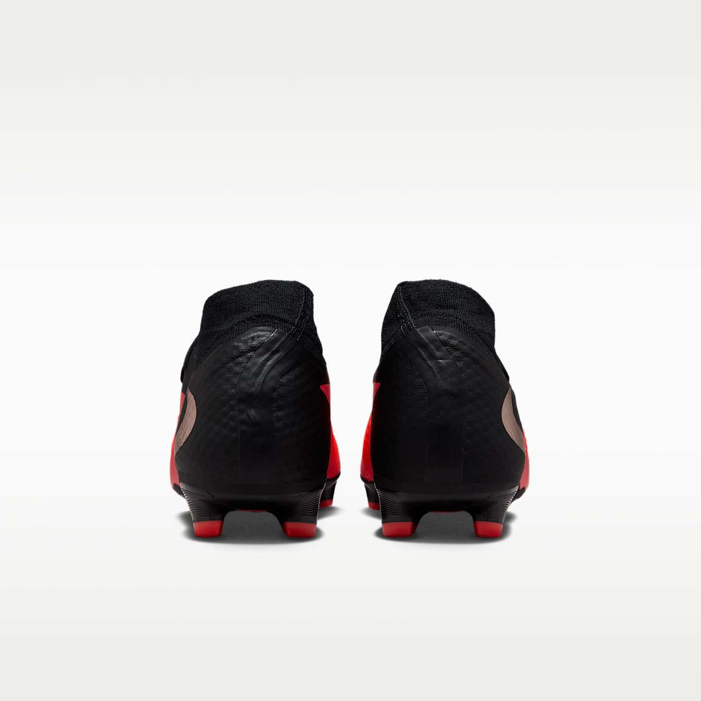 Nike Phantom 6 High Academy Fußballschuh für verschiedene Böden – Bright Crimson/Schwarz/Blur