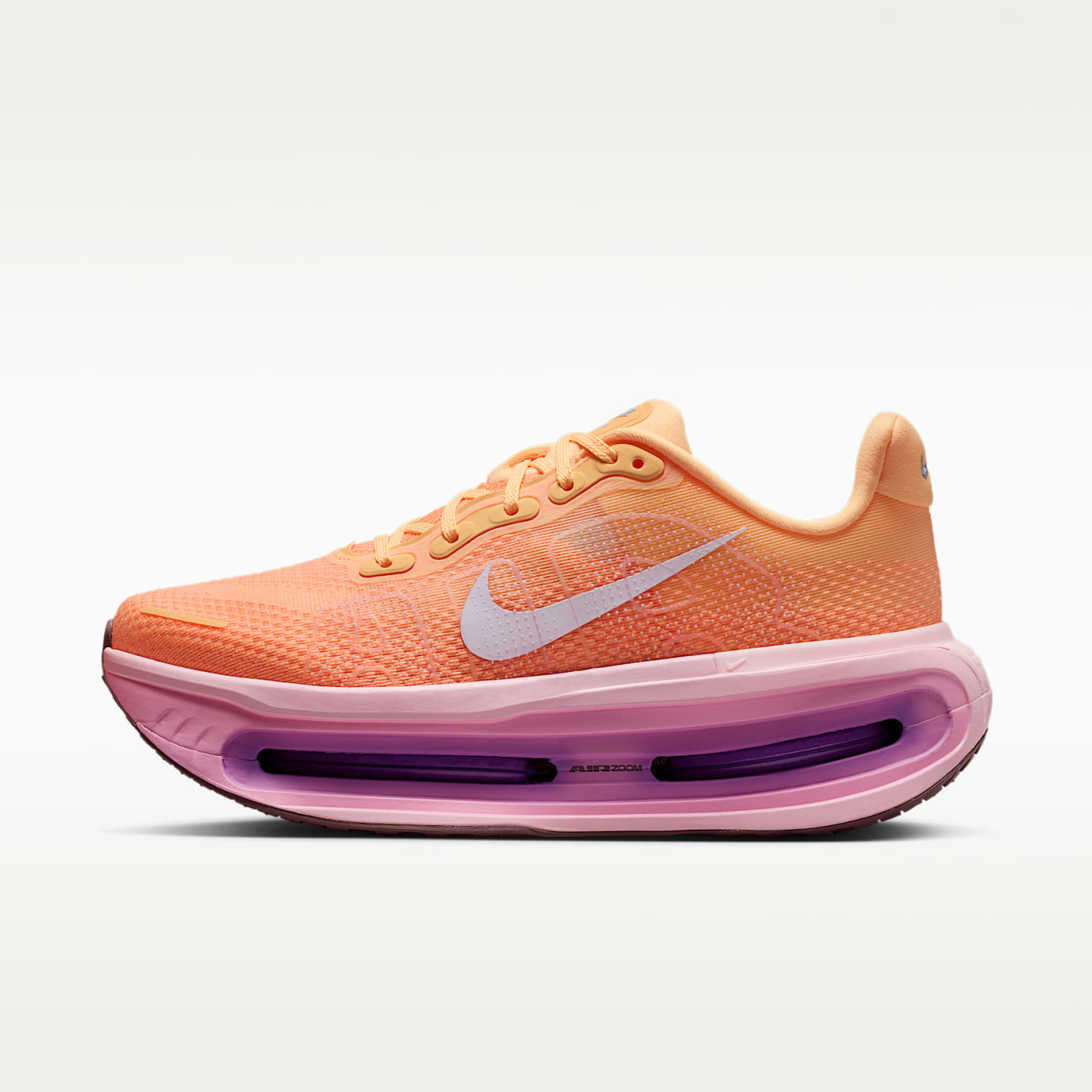 Nike Vomero Premium Straßenlaufschuh (Damen) – Tangerine Tint/Bright Crimson/Pink Foam/Tattoo