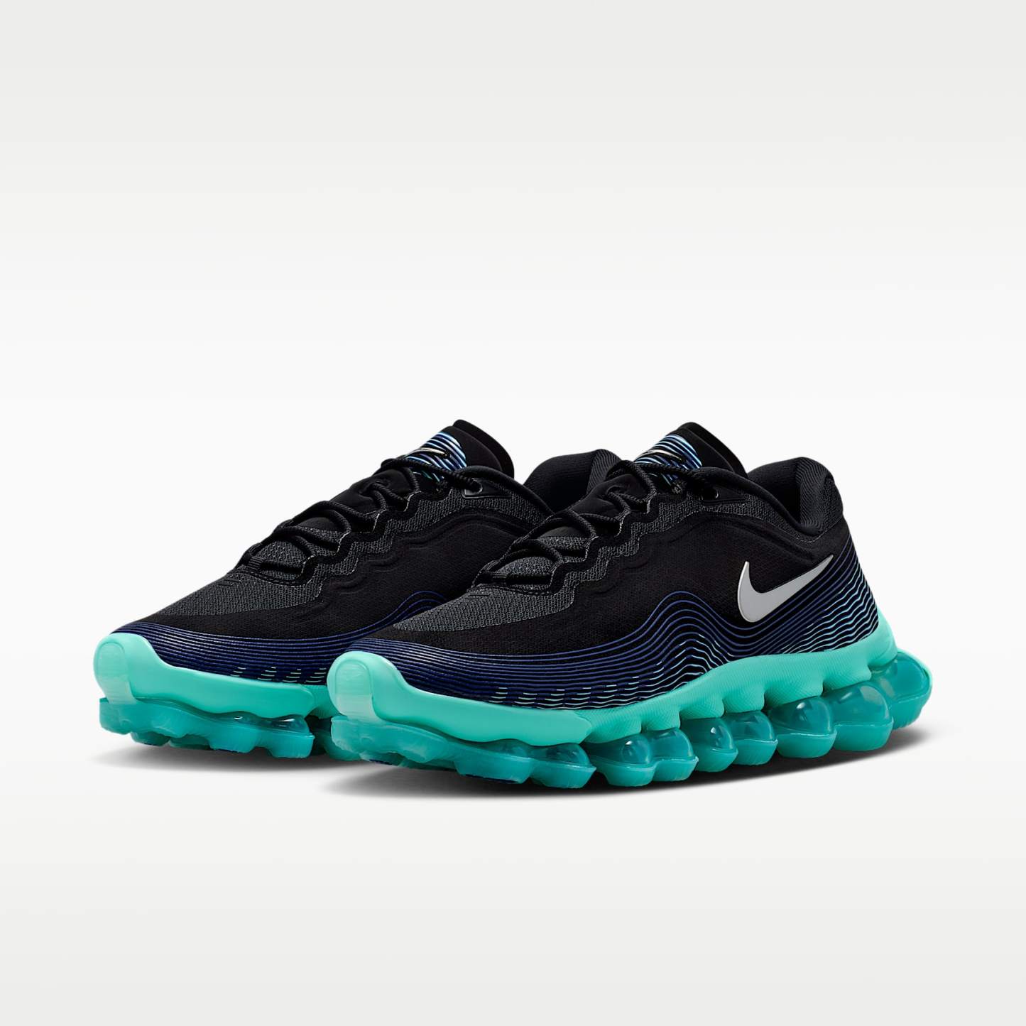 Nike Air Liquid Max Herrenschuh – Schwarz/Radiant Blue/Aurora Green/Chrome