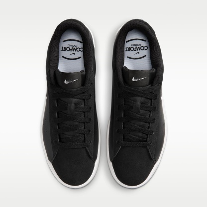 Nike Court Heritage Damenschuh – Schwarz/Schwarz/Weiß