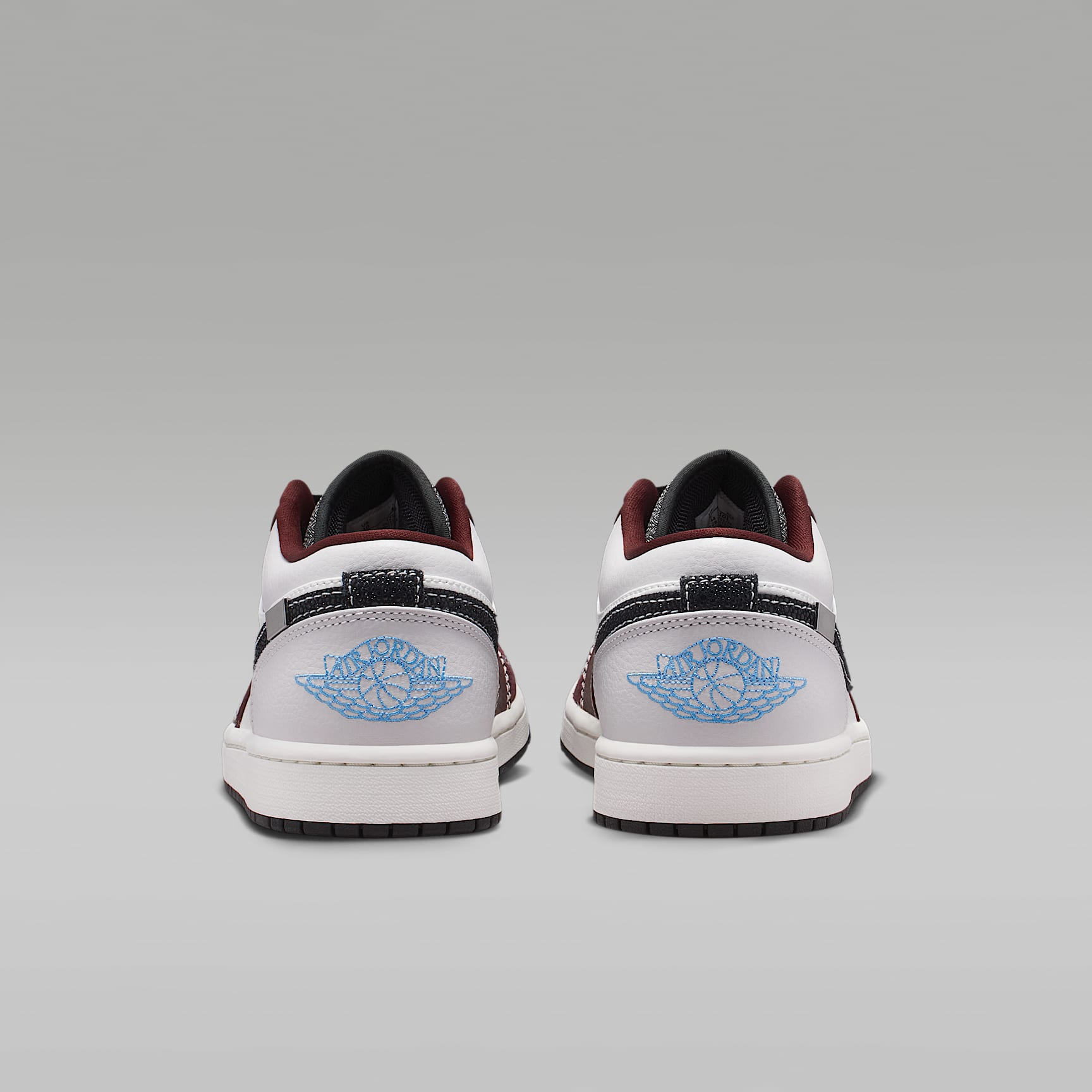 Air Jordan 1 Low Herrenschuh – Summit White/Summit White/Mystic Dates/Schwarz