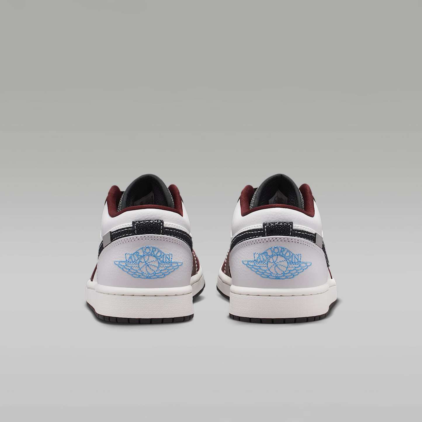 Air Jordan 1 Low Herrenschuh – Summit White/Summit White/Mystic Dates/Schwarz