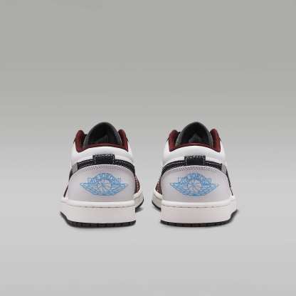 Air Jordan 1 Low Herrenschuh – Summit White/Summit White/Mystic Dates/Schwarz