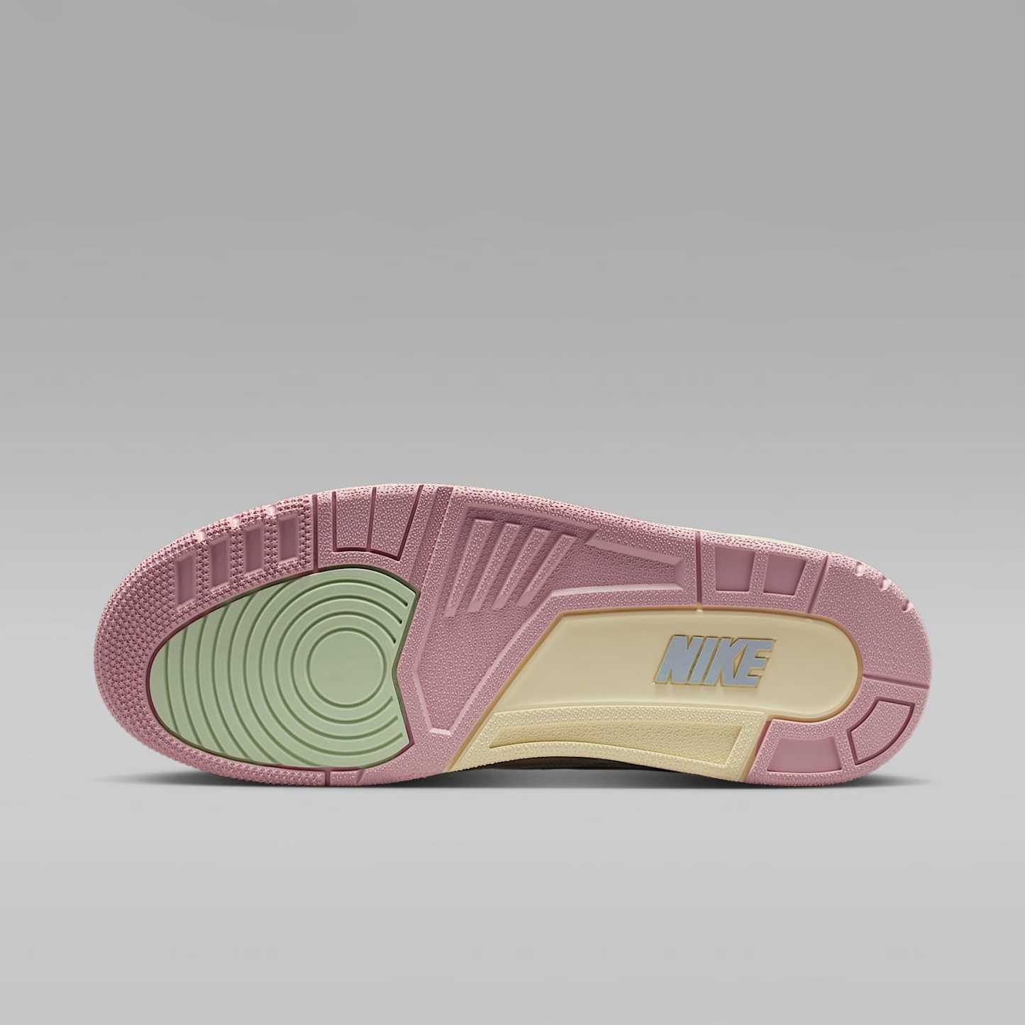 Air Jordan 3 "World's Best" Schuh (Herren) – Sail/Aura/Iced Carmine/Jade Aura