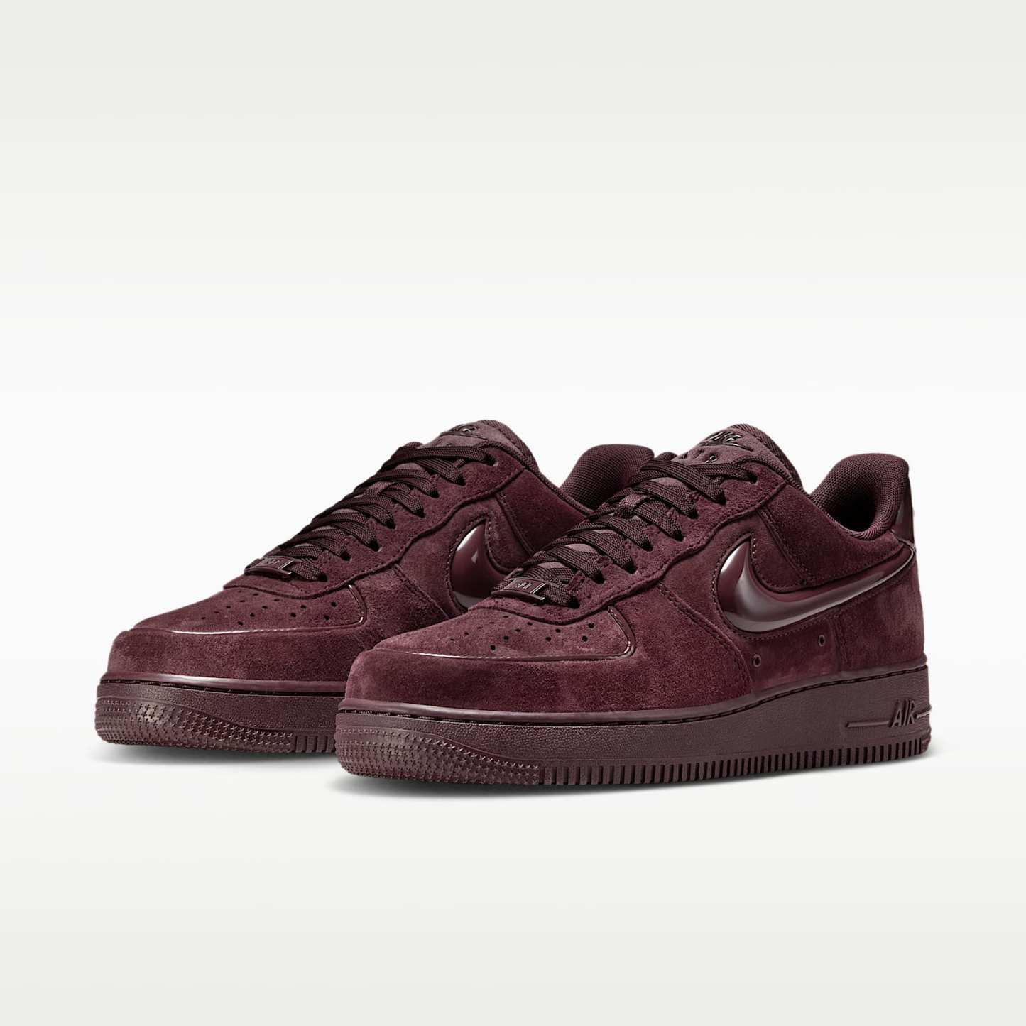 Nike Air Force 1 '07 Schuh (Damen) – Burgundy Crush/Schwarz/Burgundy Crush