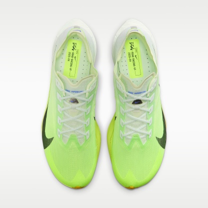 Nike Vaporfly 4 Straßenlaufschuh für Wettkämpfe (Herren) – Barely Green/Volt Tint/Sapphire/Black Spruce