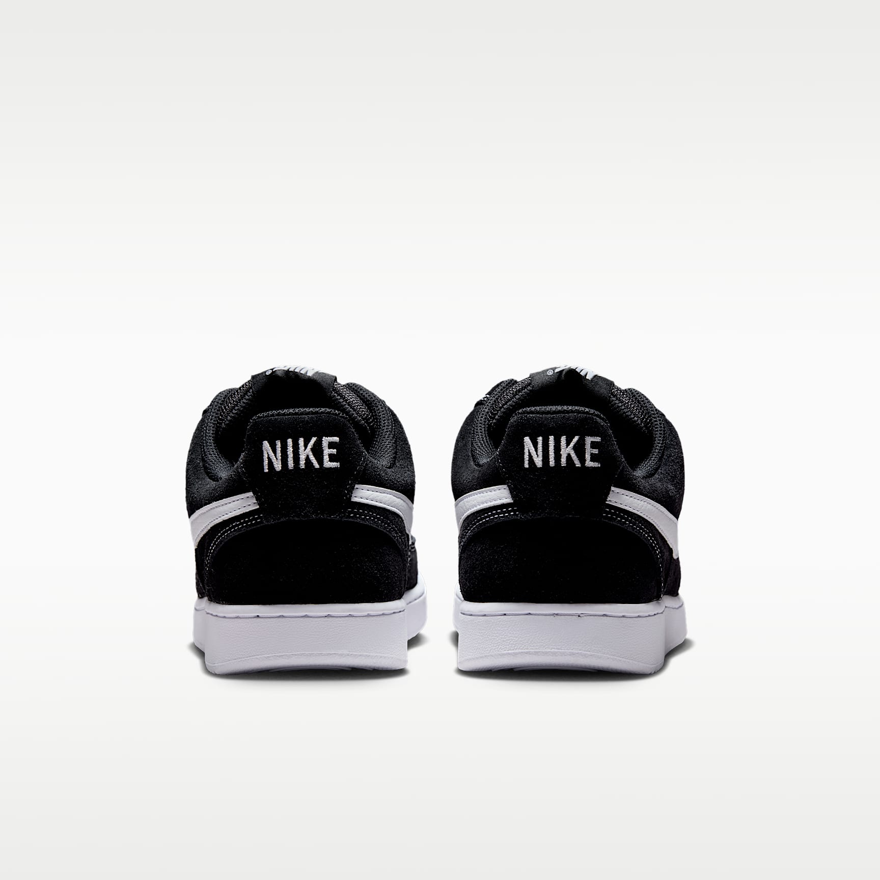 Nike Court Vision Low FL Schuh (Herren) – Schwarz/Weiß