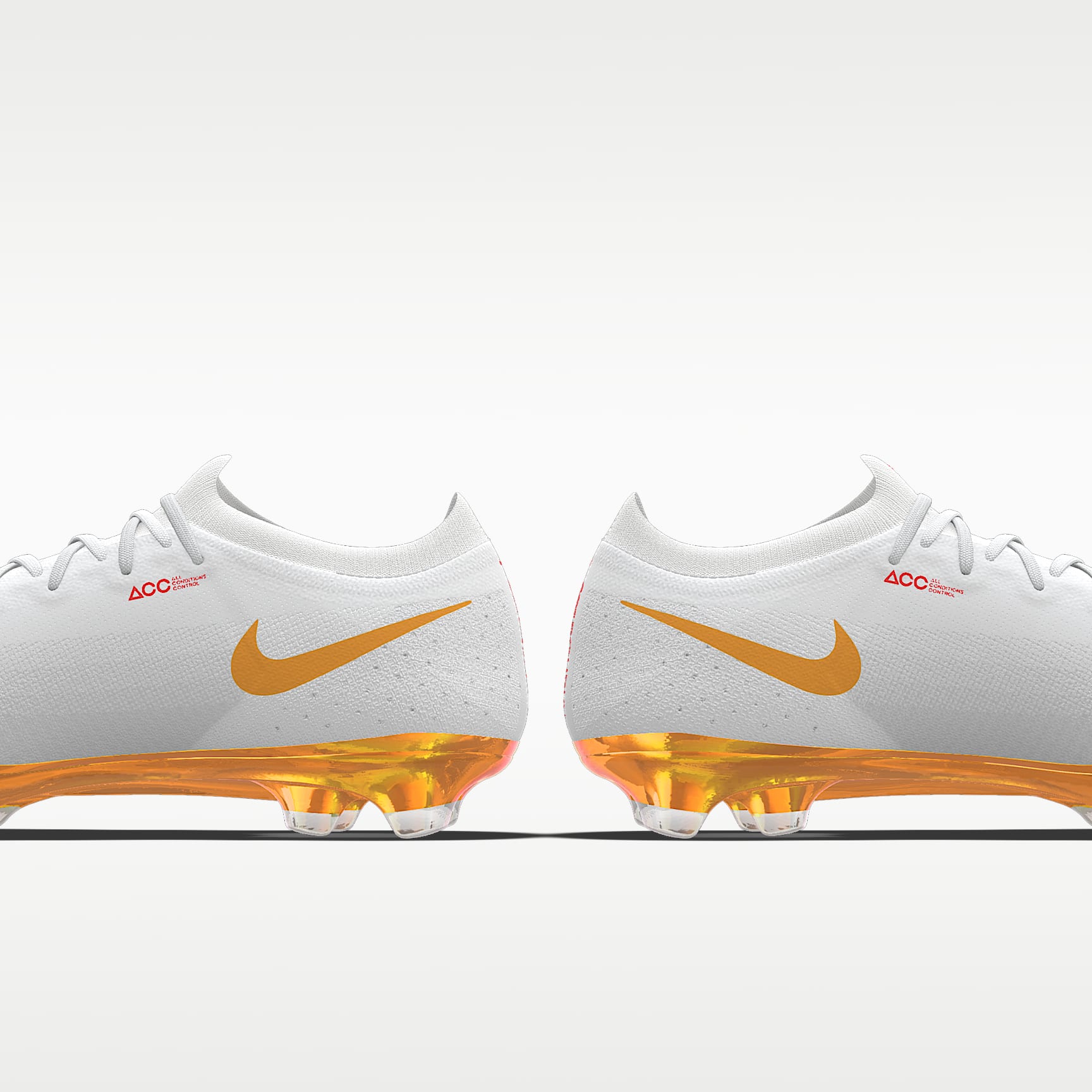 Nike Mercurial Vapor 17 Elite By You personalisierbarer Low-Top-Fußballschuh für normalen Rasen – Bright Crimson/Weiß [9274715451]