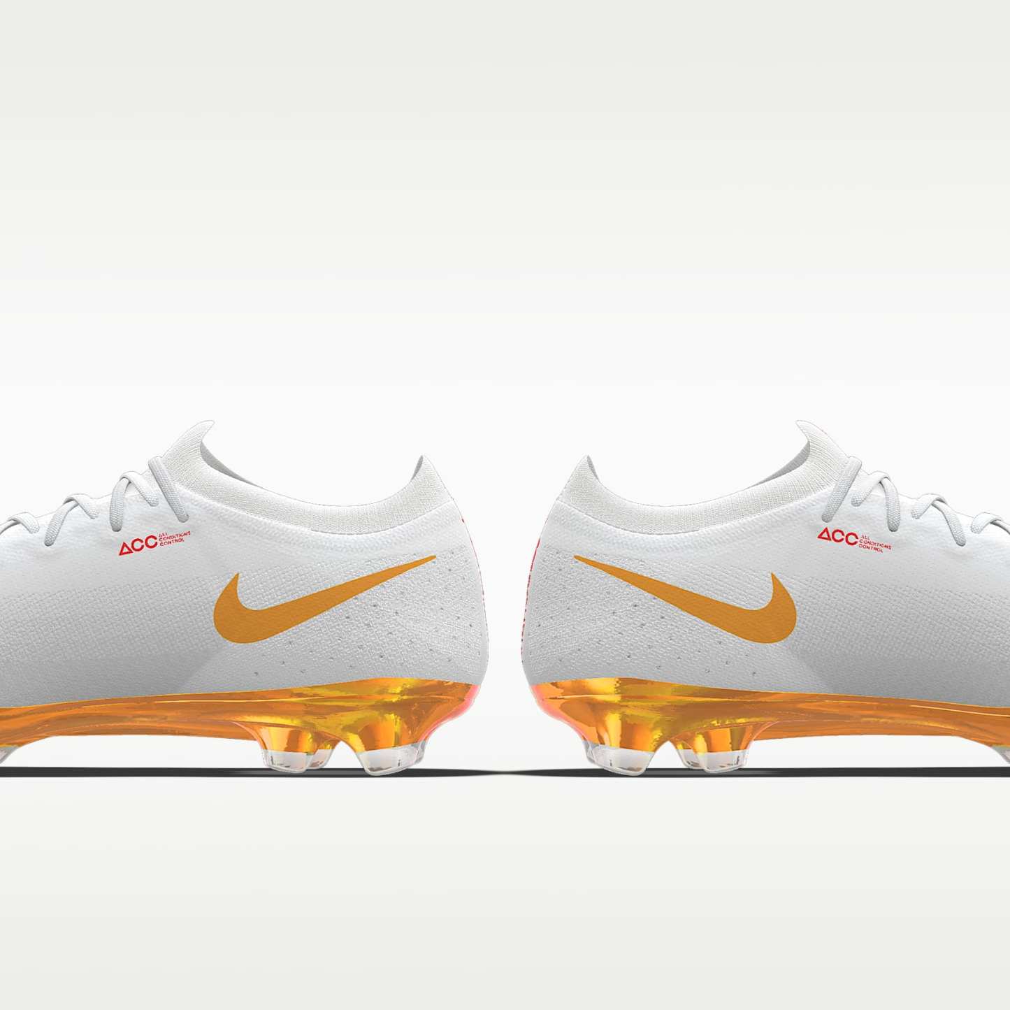 Nike Mercurial Vapor 17 Elite By You personalisierbarer Low-Top-Fußballschuh für normalen Rasen – Bright Crimson/Weiß [9274715451]